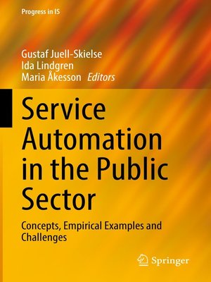 cover image of Service Automation in the Public Sector
